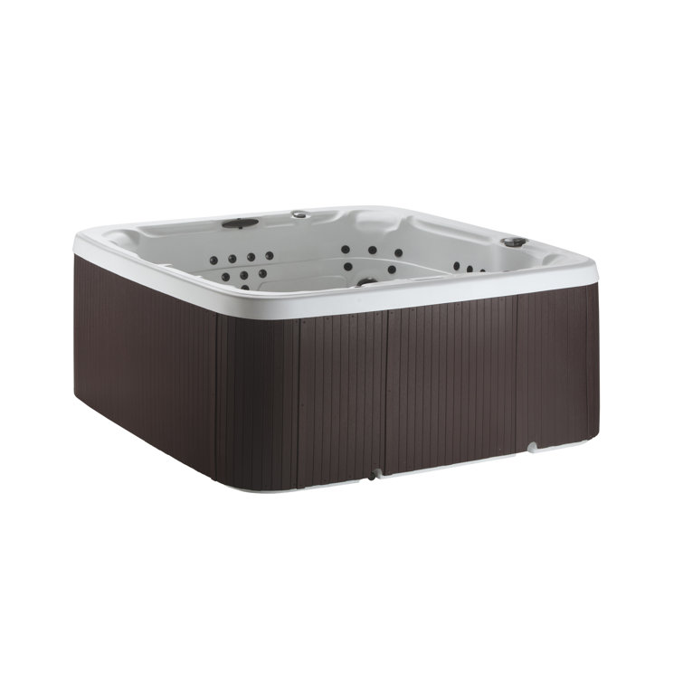 Lifesmart Spas 7 Person 90 Jet Square Hot Tub with Ozonator